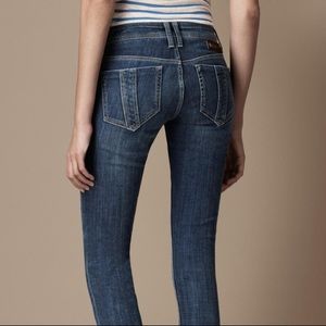 BURBERRY BRIT KENSINGTON SKINNY JEANS